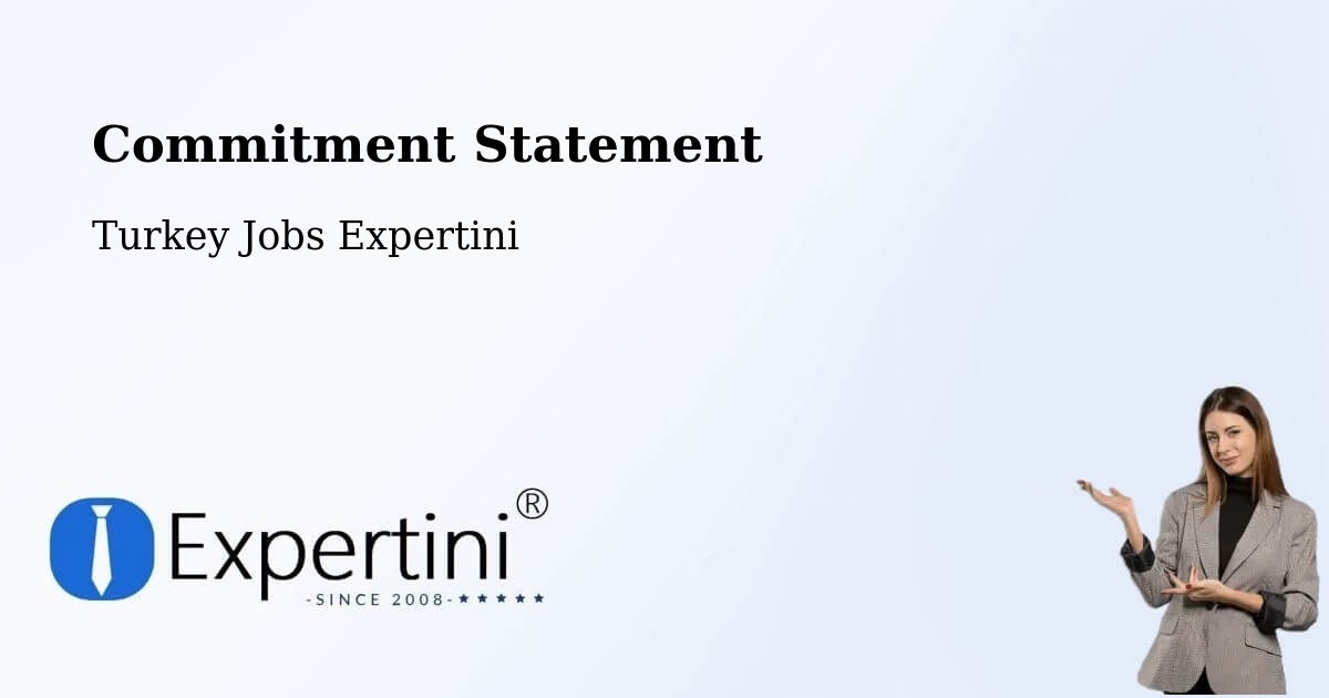 Corporate Commitment – Özalp - Turkey Jobs Expertini
